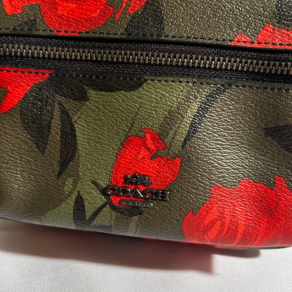 Coach Rose Mini Backpack With Star Patch Euc - image 2